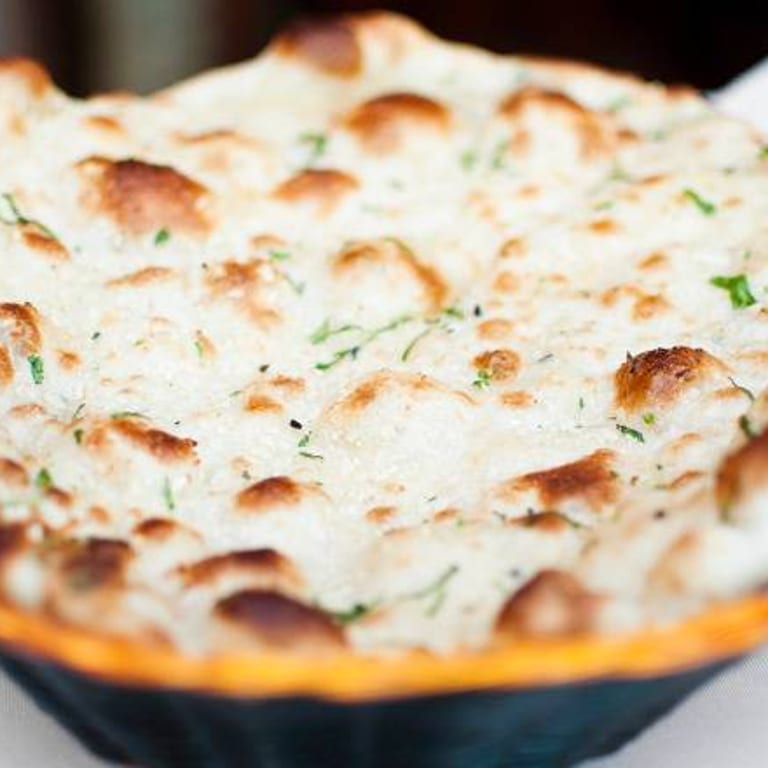 Delicious Garlic Naan Awaits